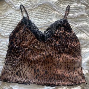 Motel rocks cheetah cami
